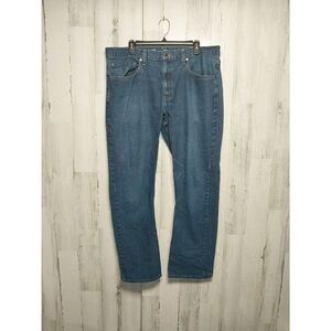 Eddie Bauer Straight Fit Jeans Men's 38x32 Blue Mid Rise  5-Pocket Cotton